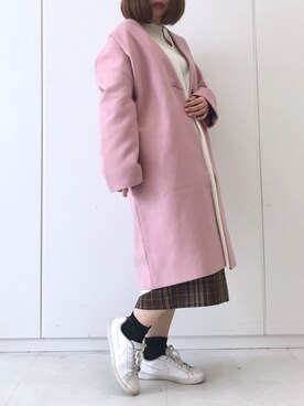 ながともさん（レディース・153cm）の冬コーディネート