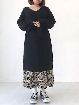 ながともさん（レディース・153cm）の冬コーディネート