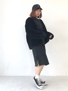 ながともさん（レディース・153cm）の冬コーディネート