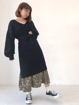 ながともさん（レディース・153cm）の冬コーディネート