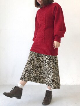 ながともさん（レディース・153cm）の冬コーディネート