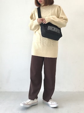 ながともさん（レディース・153cm）の冬コーディネート