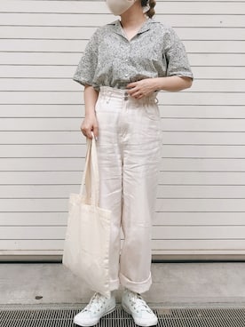 「ehka sopo（エヘカソポ）のアイテム」を使った、ながともさん（レディース・153cm）の秋コーディネート