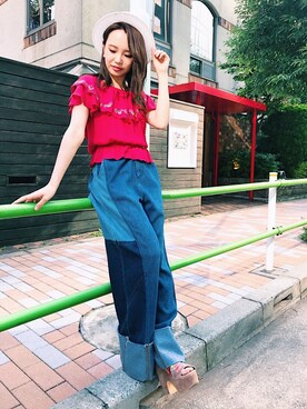 REDYAZELさん（レディース・151cm）の夏コーディネート