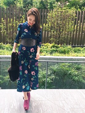 「BSTR」｜「アイテム（ワンピース/ドレス）」を使った、REDYAZELさん（レディース・151cm）の夏コーディネート