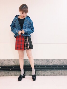 「BSTR」｜「アイテム（ジャケット/アウター）」を使った、REDYAZELさん（レディース・156cm）の秋コーディネート