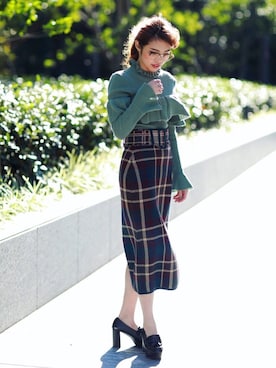 REDYAZELさん（レディース・156cm）の冬コーディネート