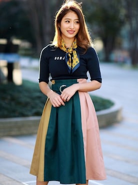 REDYAZELさん（レディース・157cm）の冬コーディネート