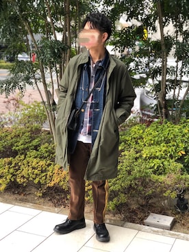 「レイヤードstyle」｜hさん（メンズ・168cm）の冬コーディネート