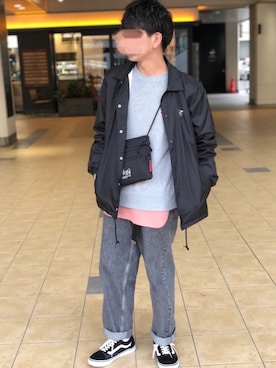 「TES（テス）のアイテム（ジャケット/アウター）」を使った、hさん（メンズ・168cm）の春コーディネート
