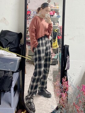 「ACOVER（オコボ）のアイテム」を使った、liee🇹🇼さん（レディース・152cm）の秋コーディネート