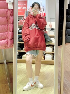 「PONY（ポニー）のアイテム」を使った、liee🇹🇼さん（レディース・152cm）の冬コーディネート