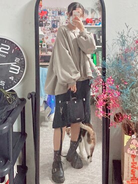「VII&CO（VII&CO）のアイテム」を使った、liee🇹🇼さん（レディース・152cm）の春コーディネート