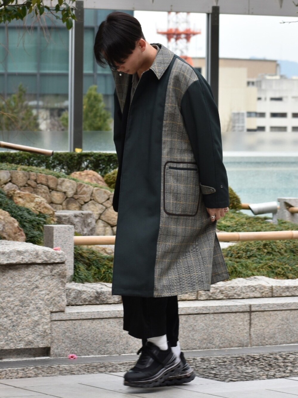 Taisei｜UNITED TOKYOのステンカラーコートを使ったコーディネート - WEAR