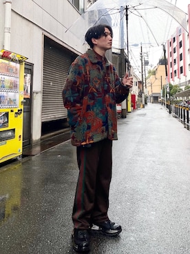 「BALENCIAGA」｜「アイテム（その他アウター）」を使った、Taiseiさん（メンズ・171cm）の春コーディネート
