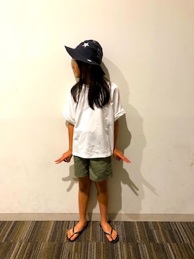 「TORY BURCH（トリーバーチ）のアイテム」を使った、sanaさん（キッズ・136cm）の春コーディネート