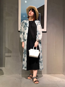 𝕐𝕠𝕤𝕙𝕚𝕖̆̈さん（レディース・157cm）の夏コーディネート