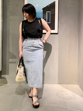 𝕐𝕠𝕤𝕙𝕚𝕖̆̈さん（レディース・157cm）の夏コーディネート