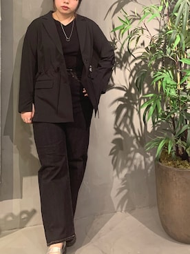 「かっちり」｜𝕐𝕠𝕤𝕙𝕚𝕖̆̈さん（レディース・157cm）の秋コーディネート