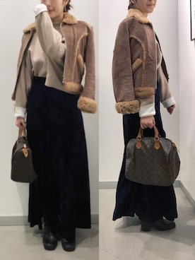 「FOREVER 21（フォーエバー トゥエンティーワン）のアイテム（スカート）」を使った、Shizuka*さん（レディース・164cm）の冬コーディネート