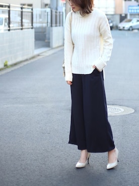 「Bou Jeloud（ブージュルード）のアイテム」を使った、Shizuka*さん（レディース・164cm）の冬コーディネート