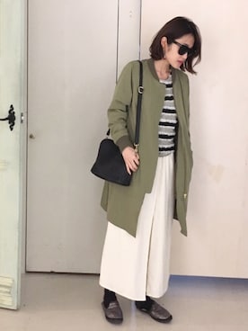 「Bou Jeloud（ブージュルード）のアイテム（ダウンジャケット/コート）」を使った、Shizuka*さん（レディース・164cm）の冬コーディネート