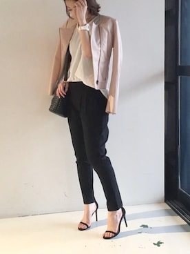 「Bou Jeloud」｜「アイテム（ジャケット/アウター）」を使った、Shizuka*さん（レディース・164cm）の春コーディネート