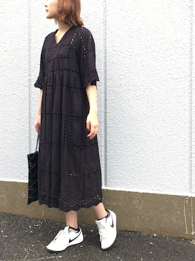 「Bab Bou Jeloud（バブブージュルード）のアイテム（ワンピース）」を使った、Shizuka*さん（レディース・164cm）の夏コーディネート