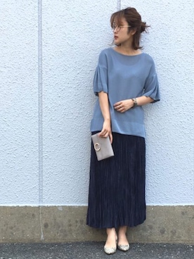 「Bou Jeloud（ブージュルード）のアイテム」を使った、Shizuka*さん（レディース・164cm）の夏コーディネート