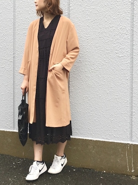 「Bab Bou Jeloud（バブブージュルード）のアイテム（ワンピース）」を使った、Shizuka*さん（レディース・164cm）の秋コーディネート