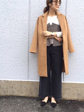 「Bou Jeloud（ブージュルード）のアイテム（その他アウター）」を使った、Shizuka*さん（レディース・164cm）の秋コーディネート