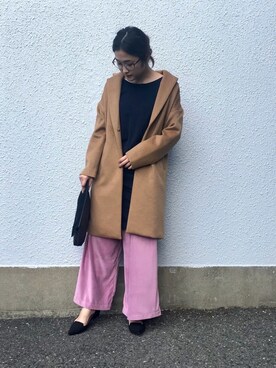 「Bou Jeloud（ブージュルード）のアイテム（その他アウター）」を使った、Shizuka*さん（レディース・164cm）の秋コーディネート