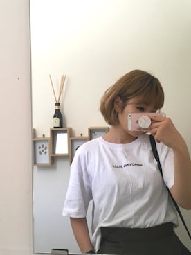 「 Tシャツ」｜Shizuka*さん（レディース・164cm）の春コーディネート