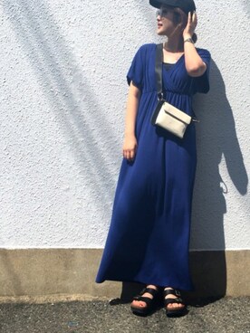 「H&M（エイチ・アンド・エム）のアイテム（キャップ）」を使った、Shizuka*さん（レディース・164cm）の夏コーディネート