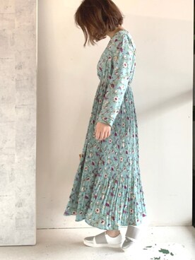 「Bou Jeloud（ブージュルード）のアイテム（スニーカー）」を使った、Shizuka*さん（レディース・164cm）の春コーディネート