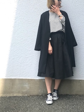 「DHOLIC（ディーホリック）のアイテム（トップス）」を使った、Shizuka*さん（レディース・164cm）の春コーディネート