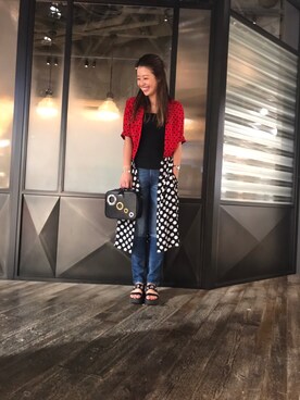 「アイテム（シャツワンピース）」を使った、miduki48さん（レディース・164cm・20代）の夏コーディネート