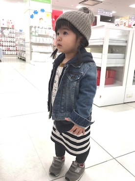 waka☺︎さん(キッズ・80cm)の冬コーディネート