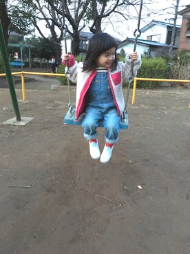 waka☺︎さん（キッズ・80cm）の春コーディネート