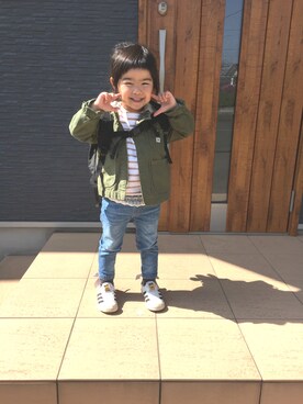 waka☺︎さん（キッズ・80cm）の春コーディネート