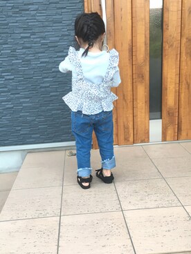 waka☺︎さん（キッズ・80cm）の春コーディネート