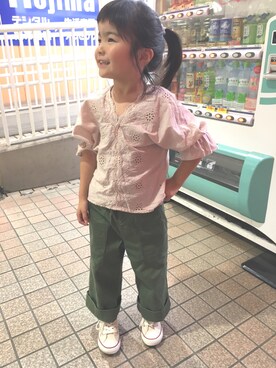 waka☺︎さん（キッズ・92cm）の夏コーディネート