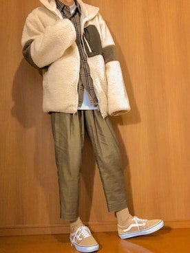 「ASTRONOMY（アストロノミー）のアイテム（ブルゾン）」を使った、でえぢさん（メンズ・175cm）の冬コーディネート