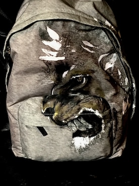 「ETRO（エトロ）のアイテム（バックパック/リュック、グレー系）」を使った、きい🔑さん（メンズ・175cm）の冬コーディネート