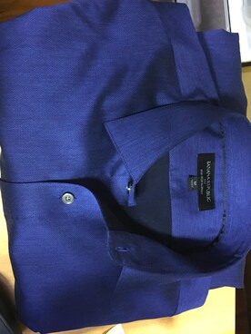 「Banana Republic（バナナリパブリック）のアイテム（シャツ/ブラウス、ブルー系）」を使った、きい🔑さん（メンズ・175cm）の春コーディネート