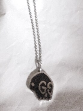 「GUCCI（グッチ）のアイテム（ネックレス、ブルー系）」を使った、きい🔑さん（メンズ・175cm）の夏コーディネート