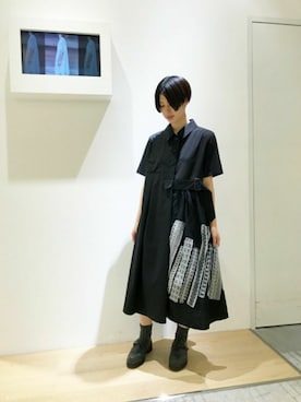 「FRAPBOIS（フラボア）のアイテム」を使った、zumeさん（レディース・160cm）の夏コーディネート