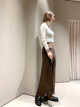 YAMAGATA_172cmさん（レディース・172cm）の冬コーディネート