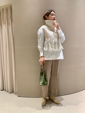 YAMAGATA_172cmさん(レディース・172cm)の冬コーディネート