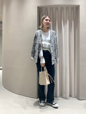 「SHENERY（シーナリー）のアイテム（ブルゾン）」を使った、YAMAGATA_172cmさん（レディース・172cm）の春コーディネート